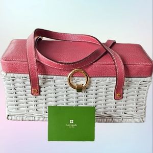 Kate Spade wicker handbag